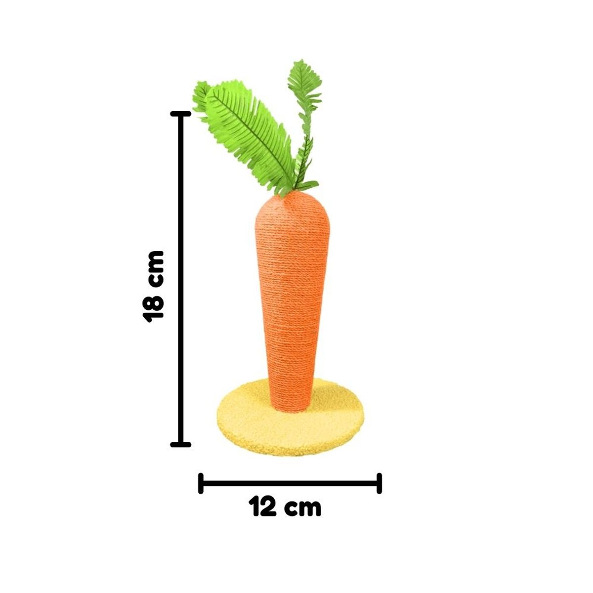 GENERICO - Rascador En Forma De Zanahoria