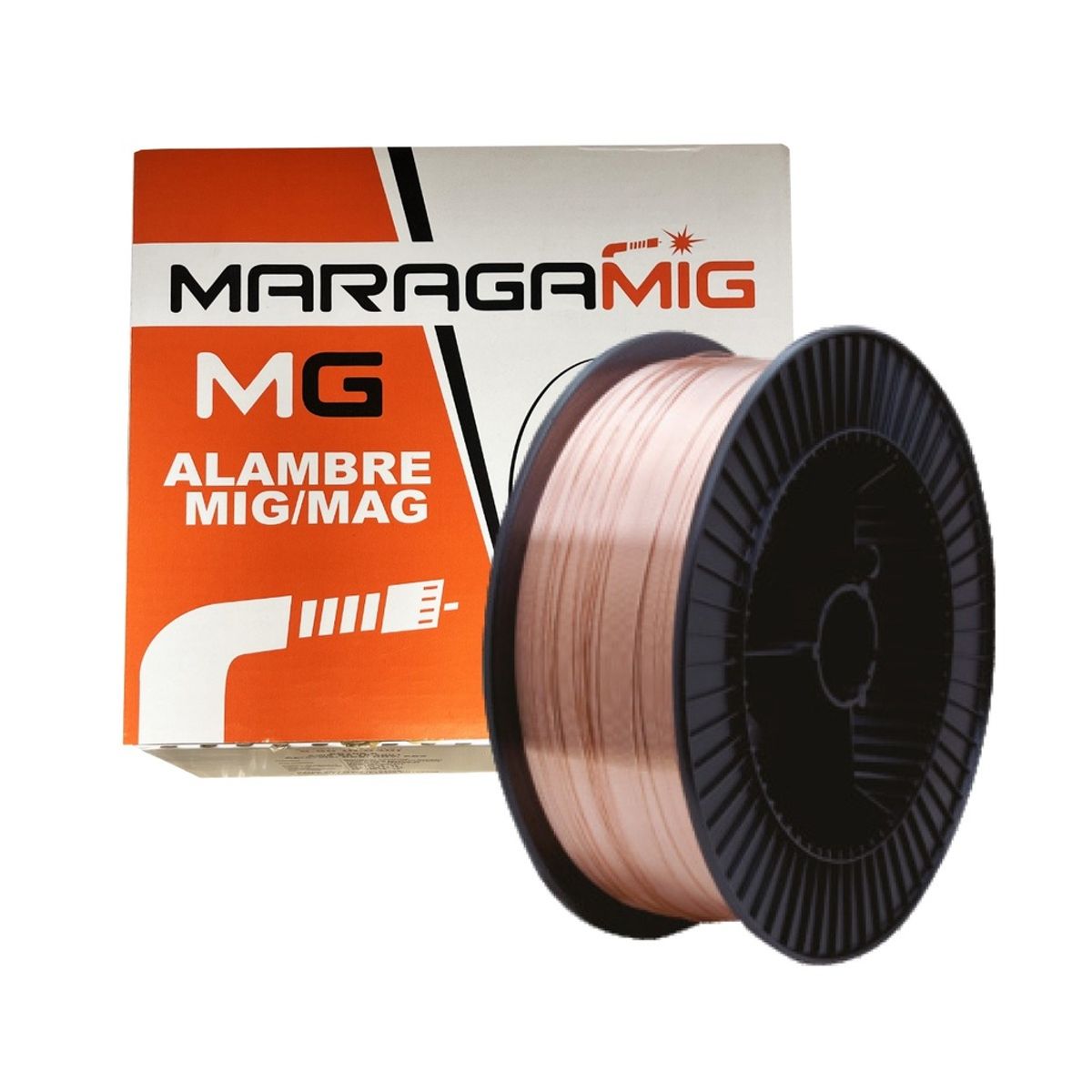 MARAGA - Soldadura Alambre MIG  MAG 080 Mm 0030 ER70S-6 Rollo de 15 Kg
