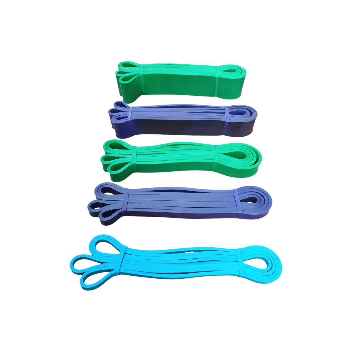 GENERICO - Bandas Crossfit Ligas De Resistencia Set Completo 5 Unidades