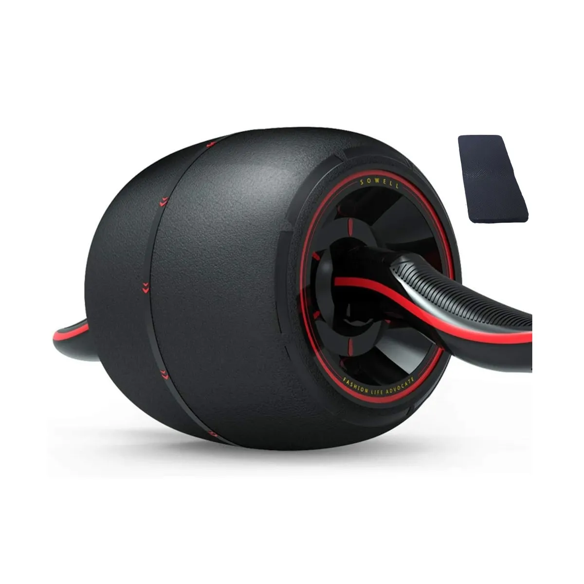 GENERICO - Rueda Abdominal Abdomen De Acero Calidad A1 Retráctil