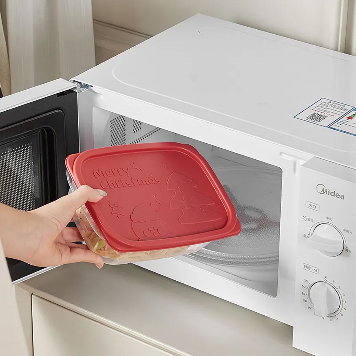 GENERICO - Set 3 contenedores/recipientes para guardar alimentos y más - Verde