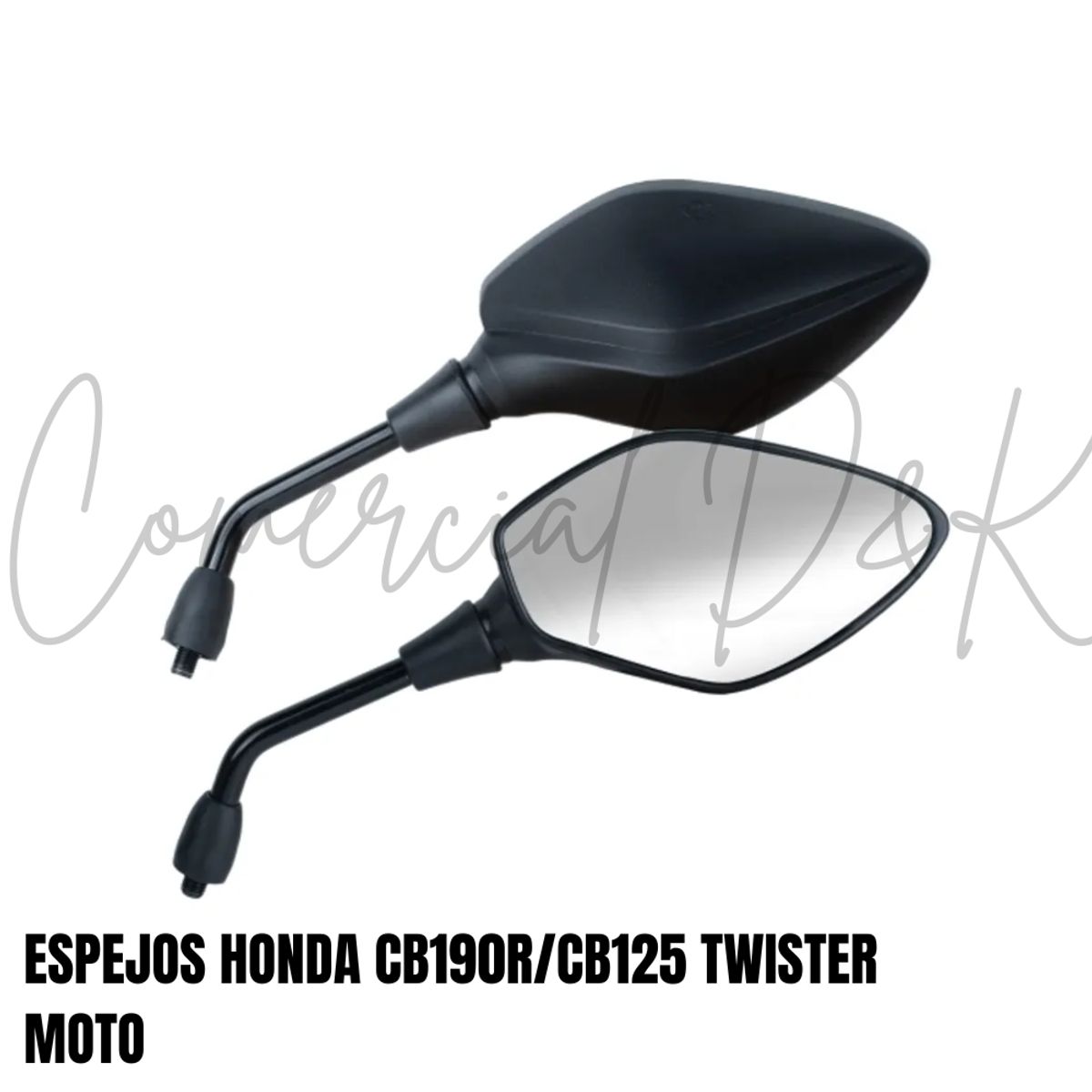 GENERICO - ESPEJOS HONDA CB125 TWISTER-CB190R MOTO-CICLISMO
