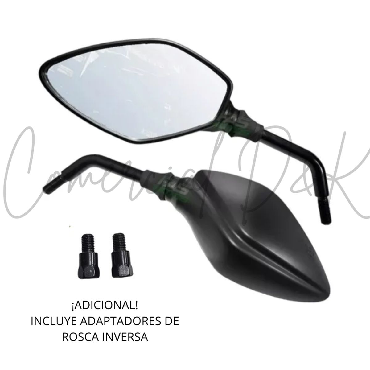 GENERICO - ESPEJOS HONDA CB125 TWISTER-CB190R MOTO-CICLISMO