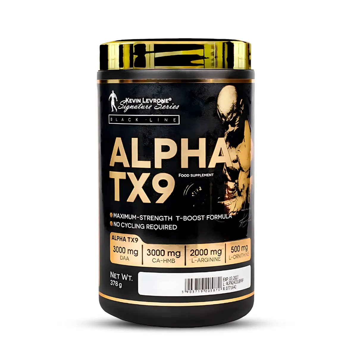 KEVIN LEVRONE - Alpha TX9 Test Booster 30 servicios / Precursor de Testosterona - Fruit Punch