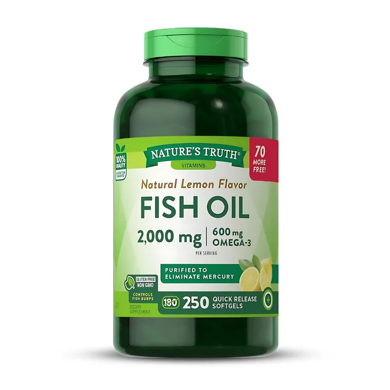 NATURE'S TRUTH - Omega 3 - 2000 MG Fish Oil Nature's Truth - 250 cápsulas