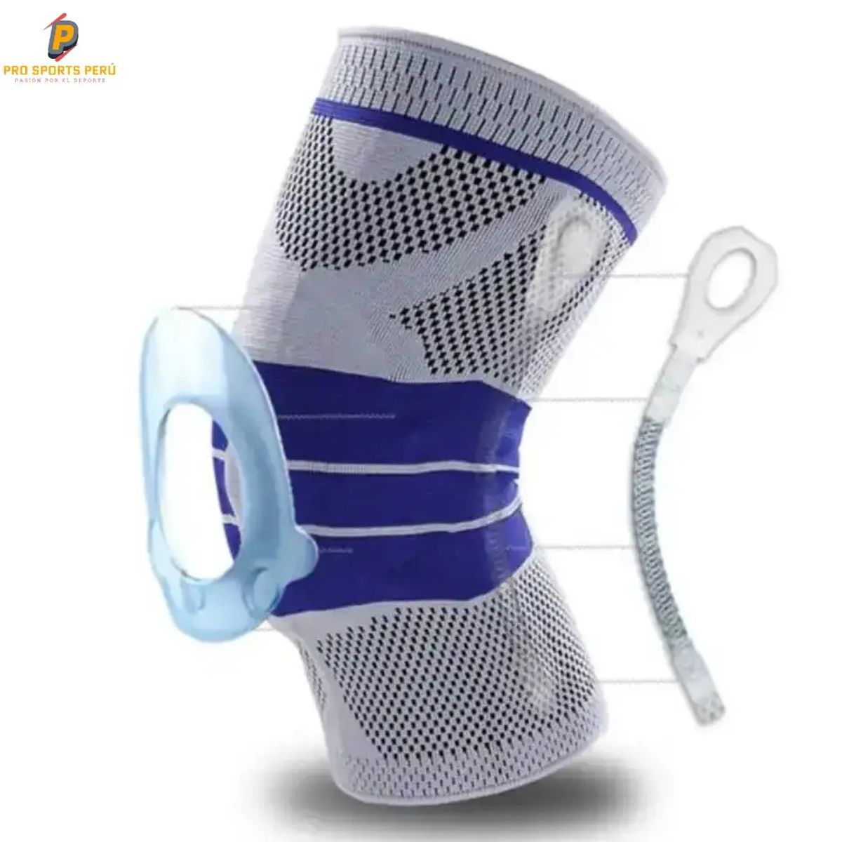 PRO - Rodillera de Compresión con Varillas y Gel - Pro Pad