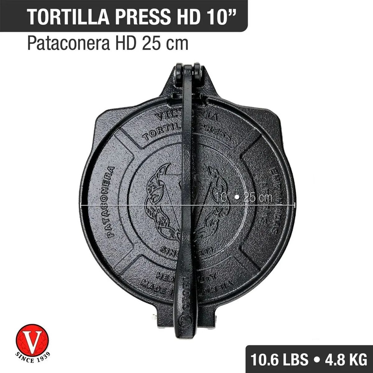 VICTORIA - Prensa para Tortillas Victoria de Hierro Fundido  - 55136005