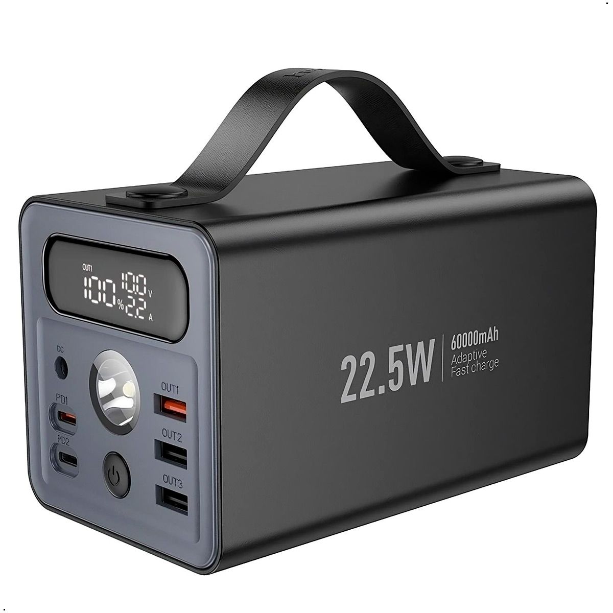 HOCO - Power Bank Hoco 60000 Mah J138 22.5w Portatil con Linterna