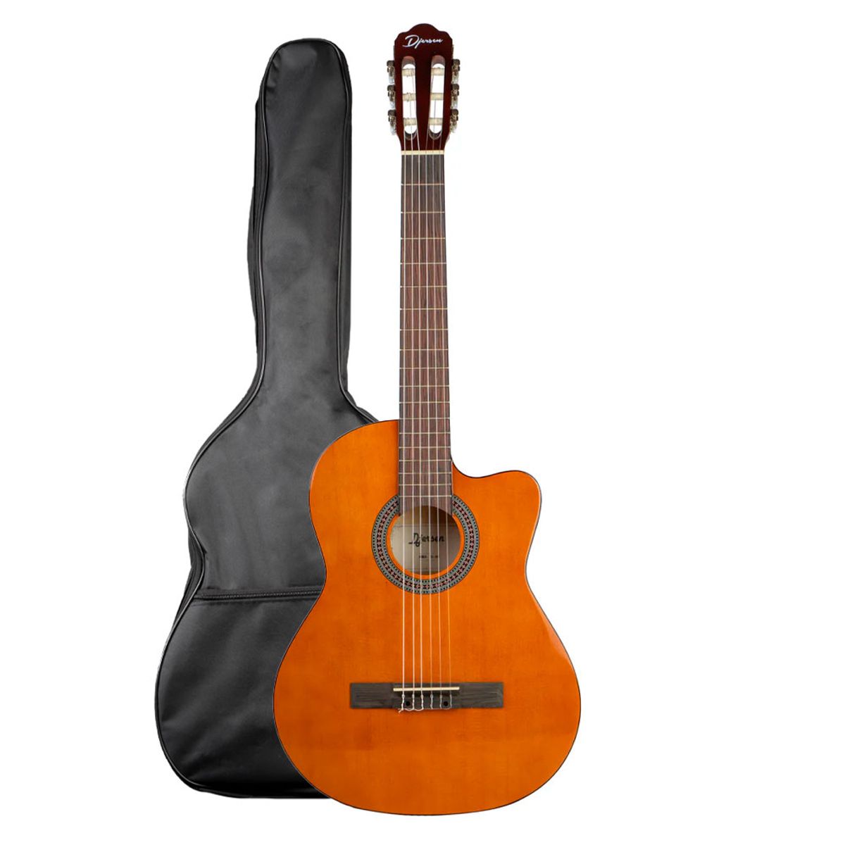 DJERSEN - Guitarra Acústica Clásica de Nylon Con Corte Djersen CG-39C