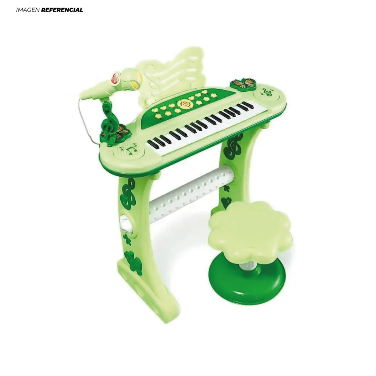 GENERICO - Divertido Juego de Piano Musical Electrónico con Micrófono