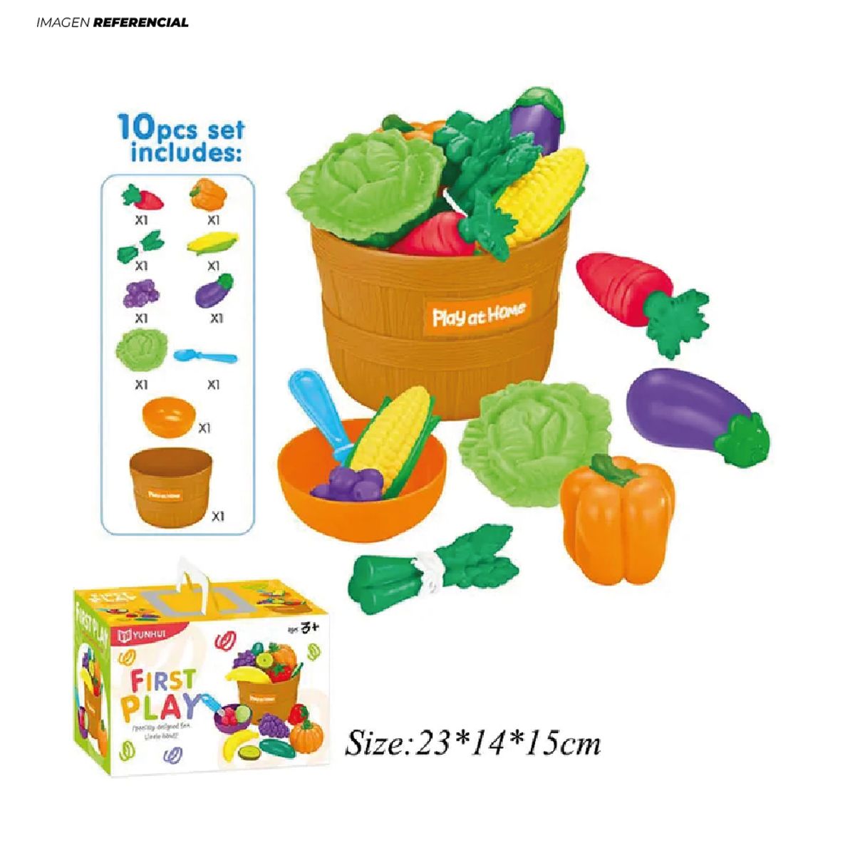 GENERICO - Canasta de Frutas y Verduras Didacticas
