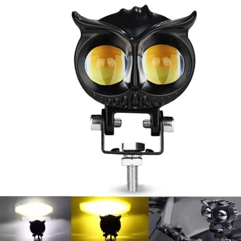 GENERICO - LUZ LED BUHO EXPLORADOR PARA MOTO Y VEHICULO ELECTRICO UNA UNIDAD