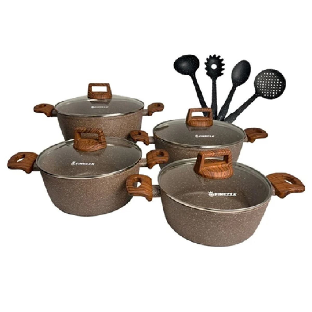 FINEZZA - Set de Ollas ULTRAGRANITO 12 PIEZAS FINEZZA