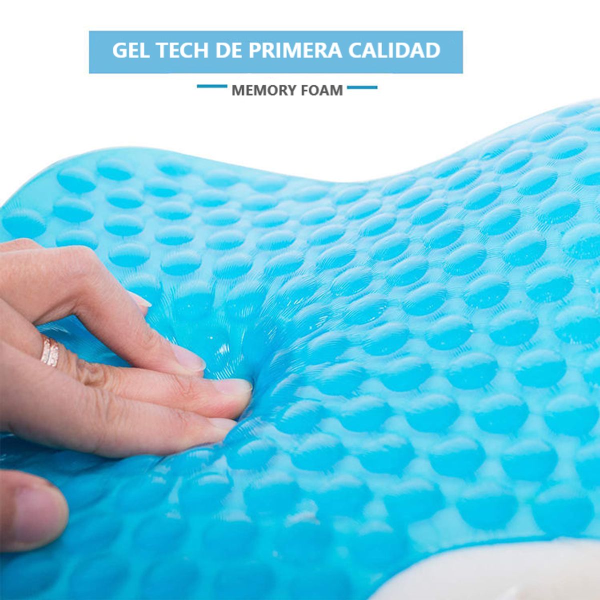 GOLDSUN - COJÍN DE ASIENTO VISCOELÁSTICA GEL TECH