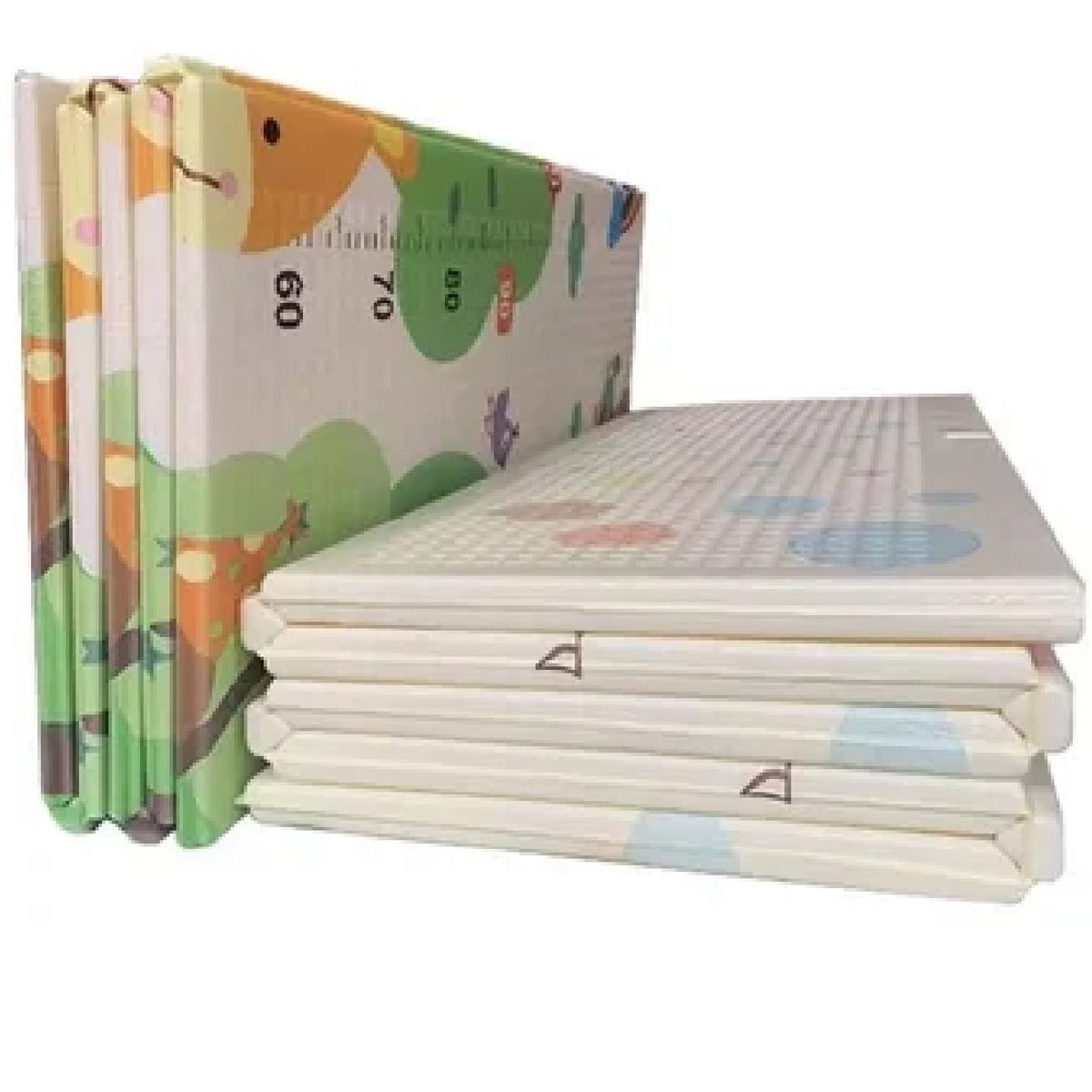 GENERICO - Piso Alfombra Plegable para Bebé Antigolpes Doble Cara 200x180cm