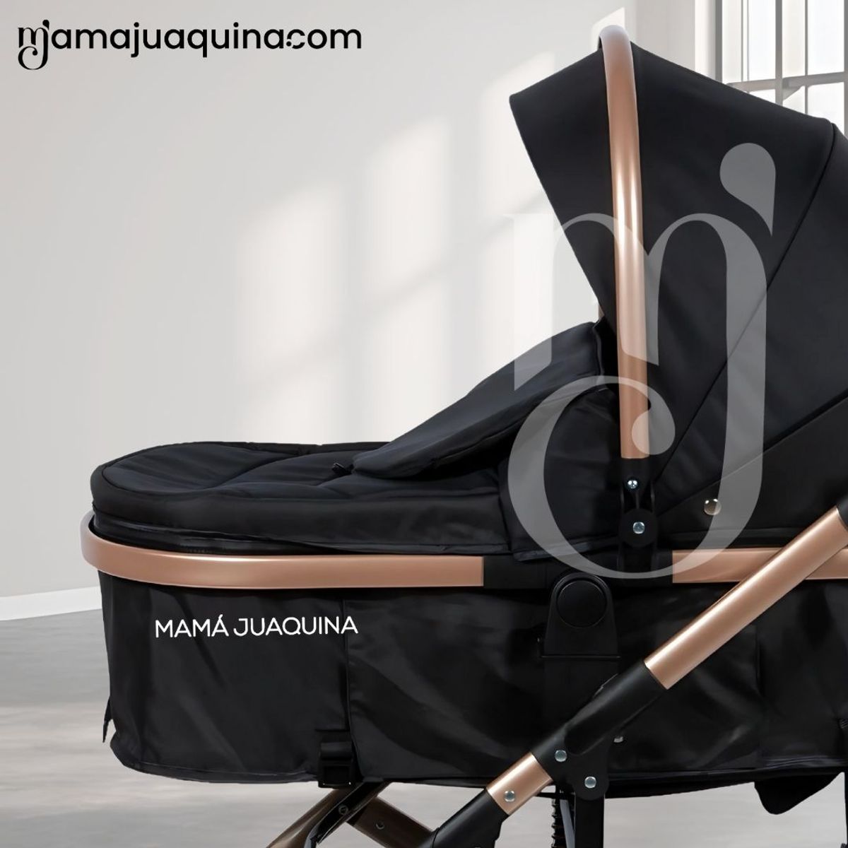 BABY - Coche Moisés «MILLION COMFORT» Edición Limitada Black