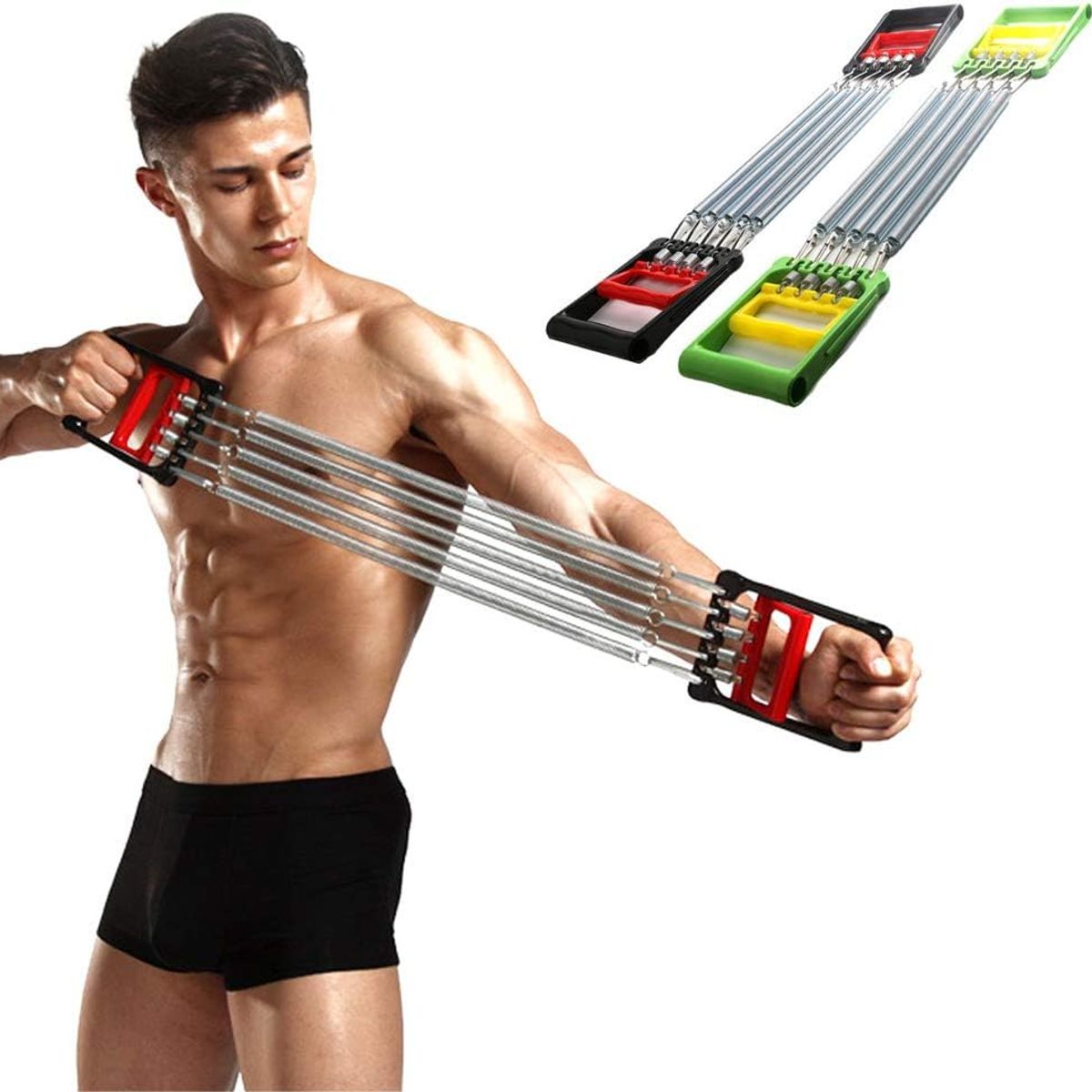 OEM - Ejercitador Brazo con Agarre de Mano Resistencia 5Resortes