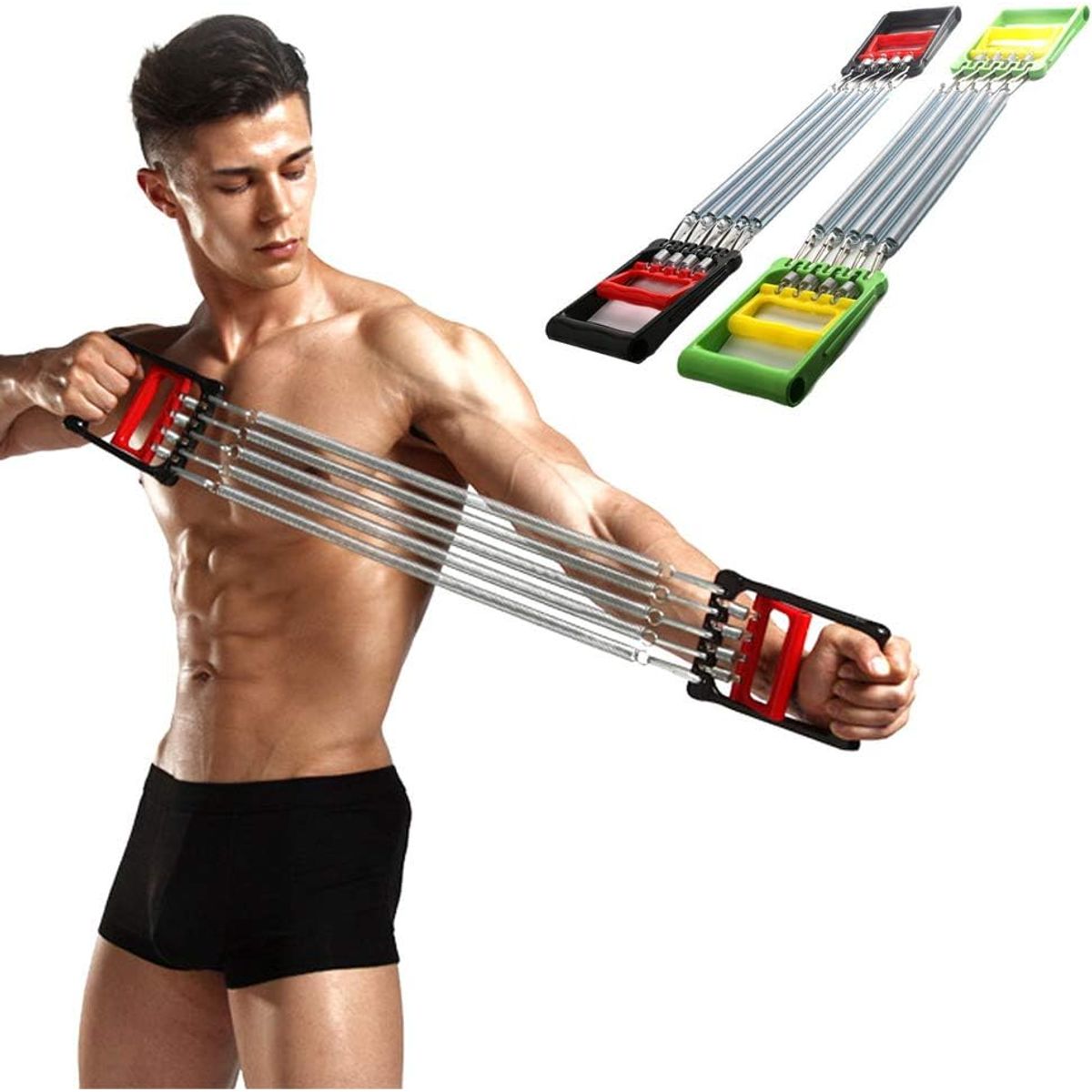 OEM - Ejercitador Brazo con Agarre de Mano Resistencia 5Resortes