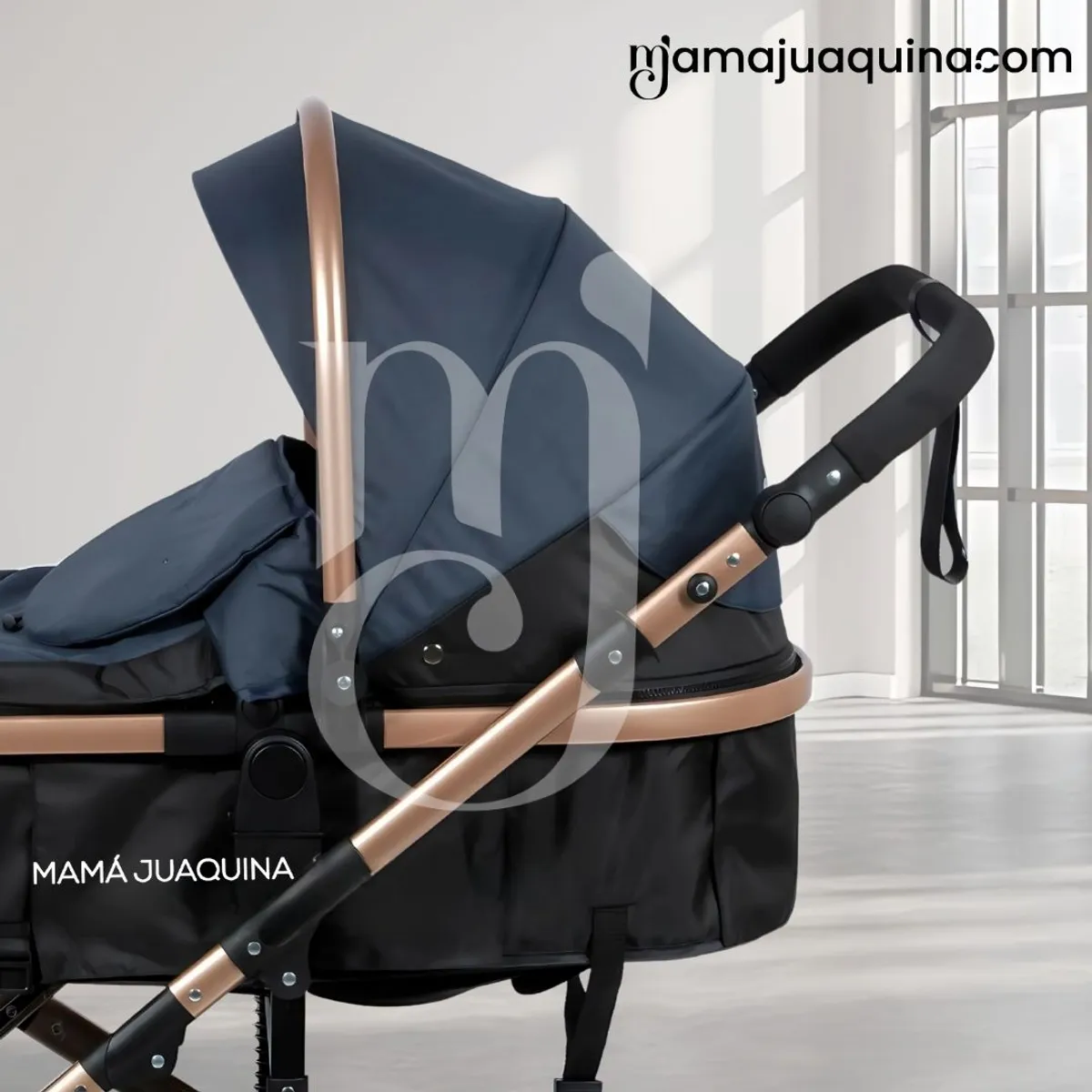 BABY - Coche Moisés «MILLION COMFORT» Edición Limitada Blue