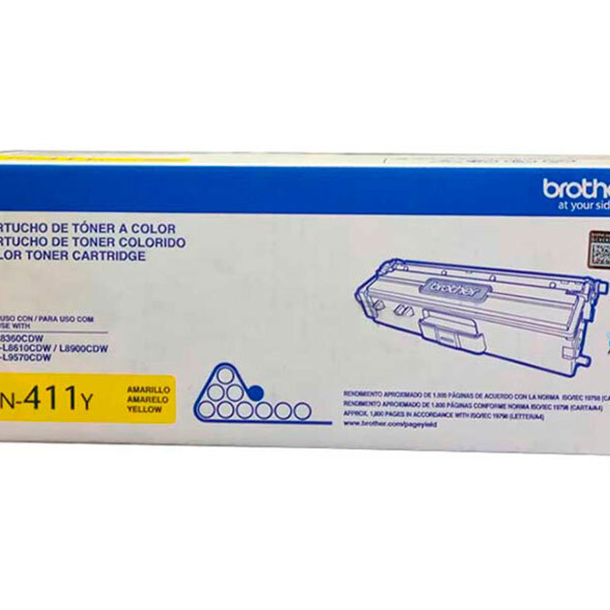 BROTHER - TONER BROTHER TN-411Y 18K PAG PMFCL8900CDW