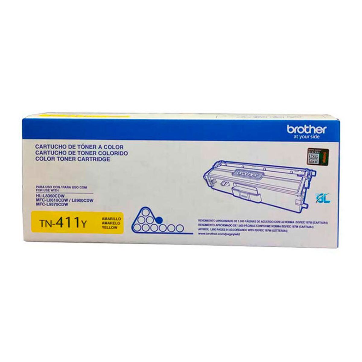 BROTHER - TONER BROTHER TN-411Y 18K PAG PMFCL8900CDW