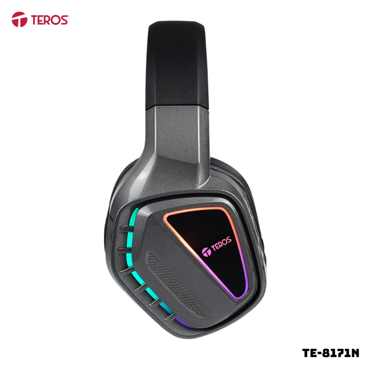 TEROS - AUDIFONOS TEROS GAMER RGB CON MICROFONO INTEGRADO - TE-8171N