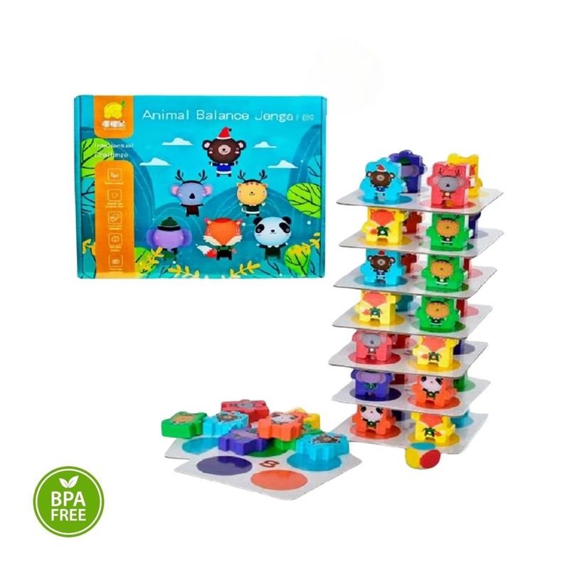 GENERICO - Jenga Educativa De Animales