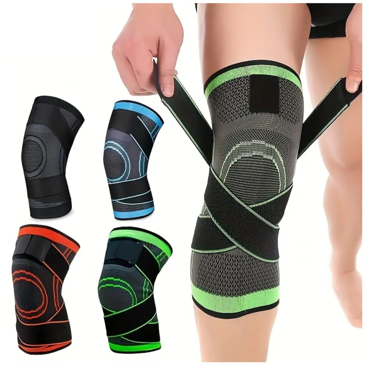 GENERICO - Rodillera Deportiva Ajustable Elastica