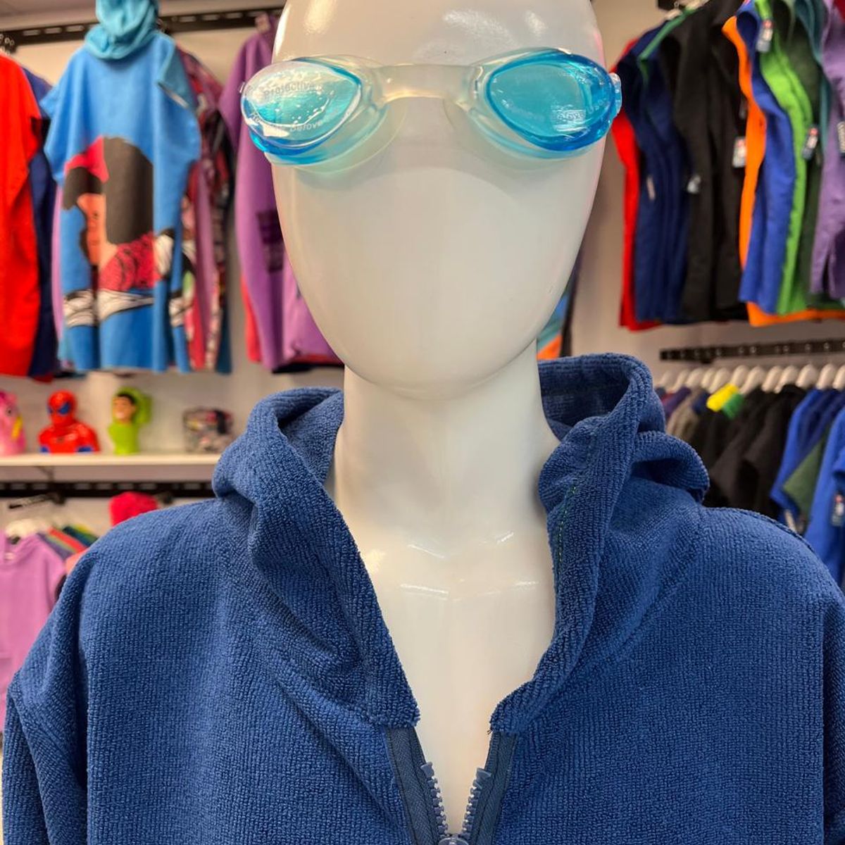 GENERICO - BATA CAMBIADOR PARCA AZUL CORDANO TALLA S para 9 a 11 años.