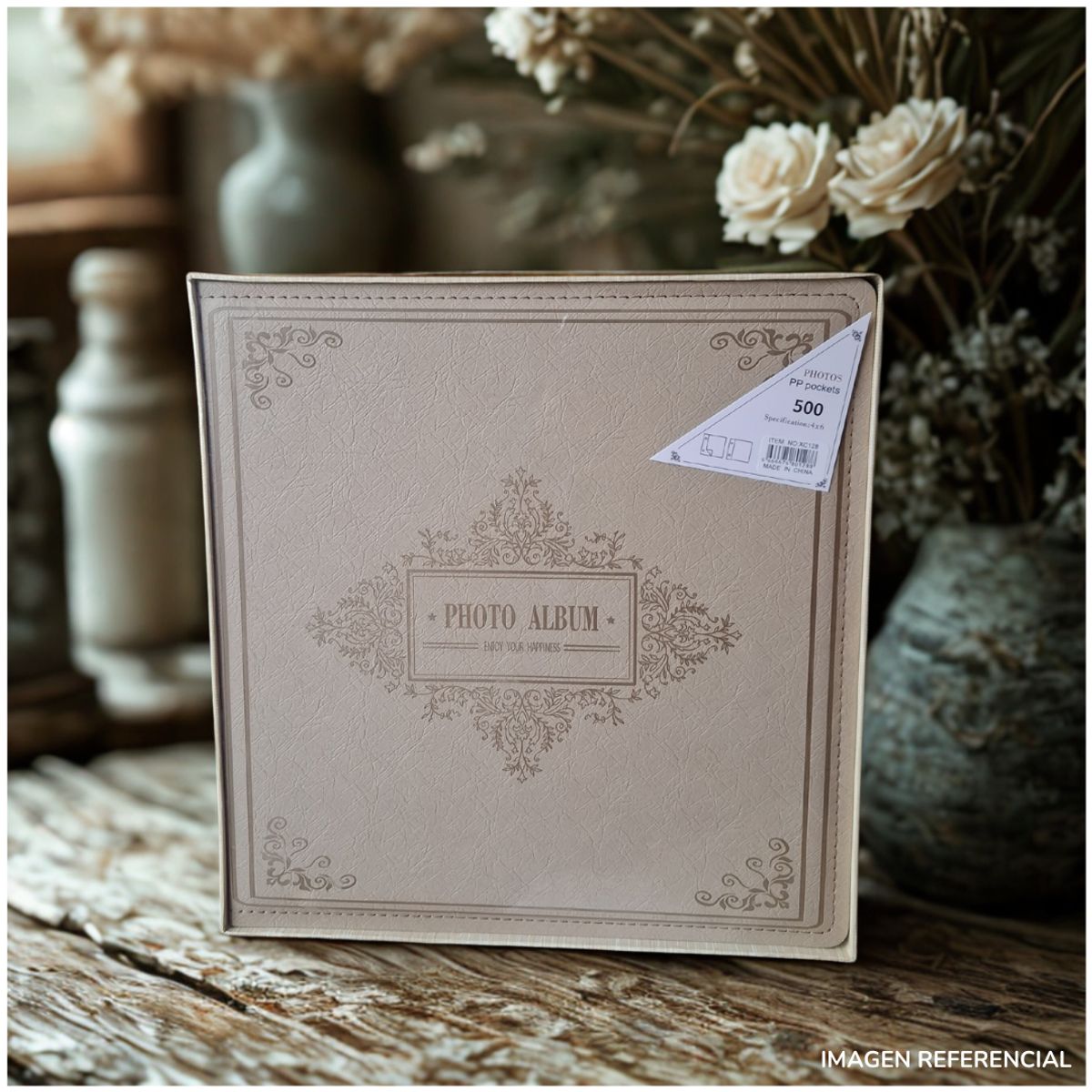 INSPIRA MARKET - Album de Bodas fotos 500 fotografías Cuero PU