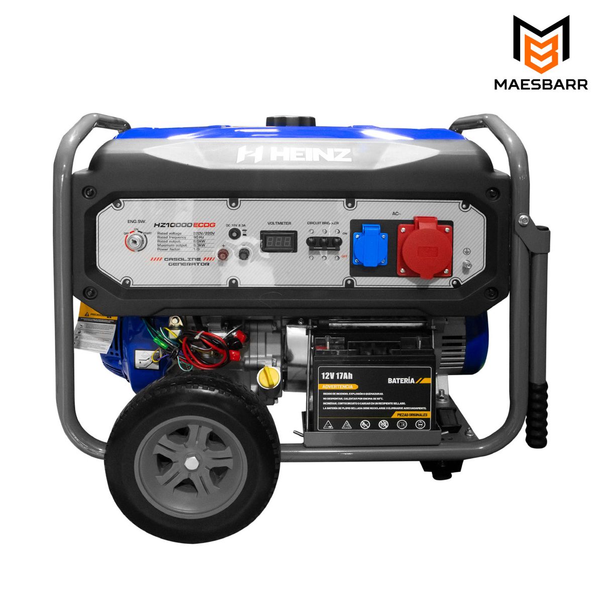 MAESBARR - GENERADOR GASOLINERO 8.0 - 8.3 kw
