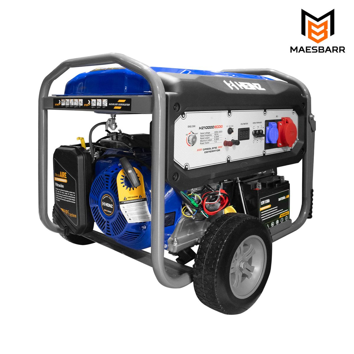MAESBARR - GENERADOR GASOLINERO 8.0 - 8.3 kw