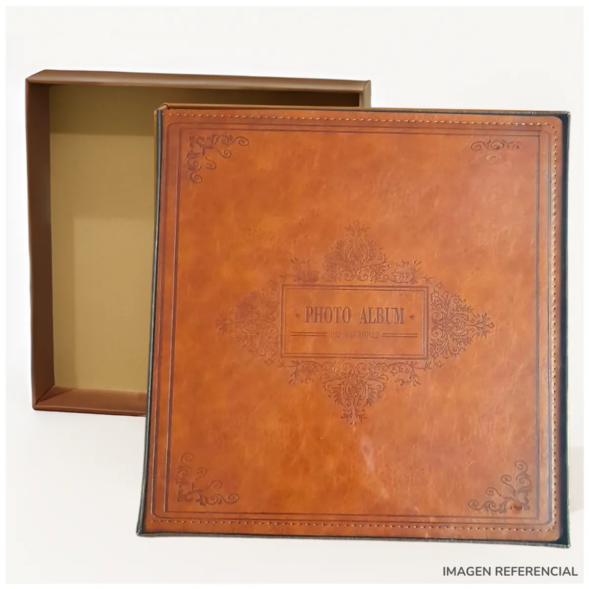 INSPIRA MARKET - Album de fotos 500 fotografías Cuero PU