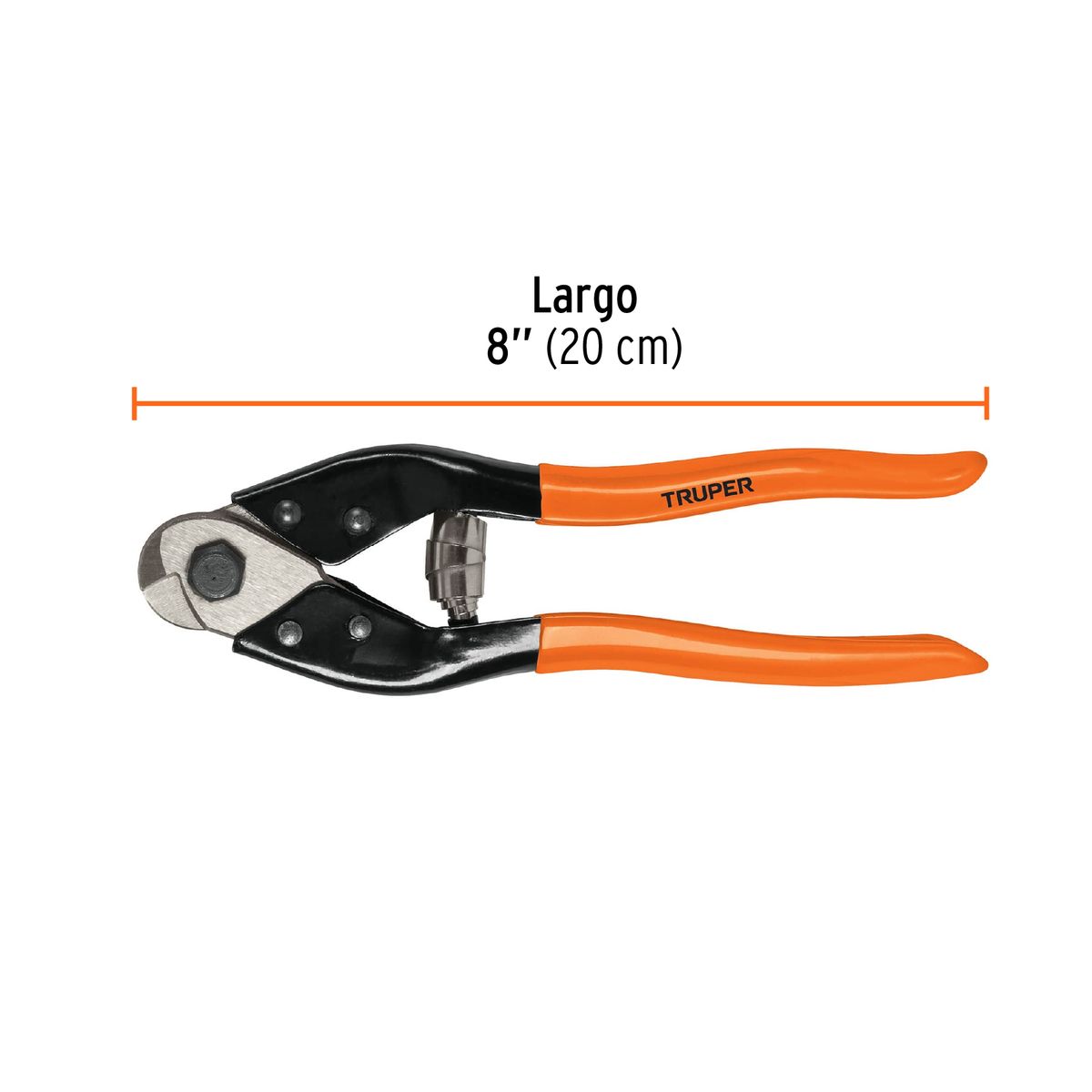 TRUPER - Cortador de 8" de cable y alambre, Truper - 101097