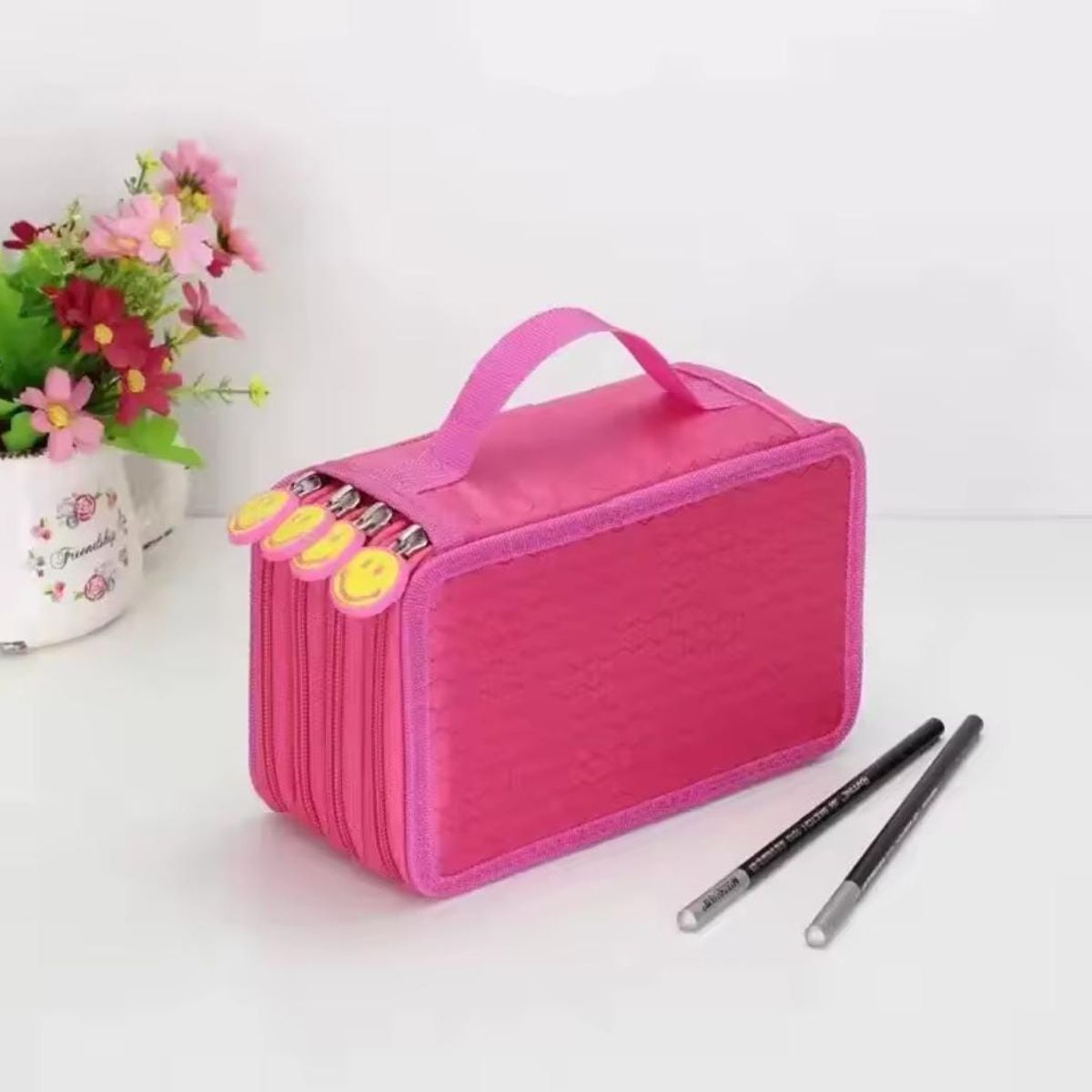 GENERICO - ESTUCHE DE LÁPICES 72 AGUJEROS 4 CIERRES DE GRAN CAPACIDAD