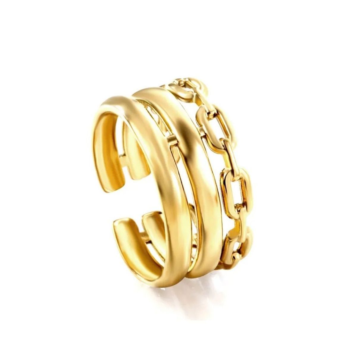 GENERICO - Anillo Triple Cadena Regulable Waterproof