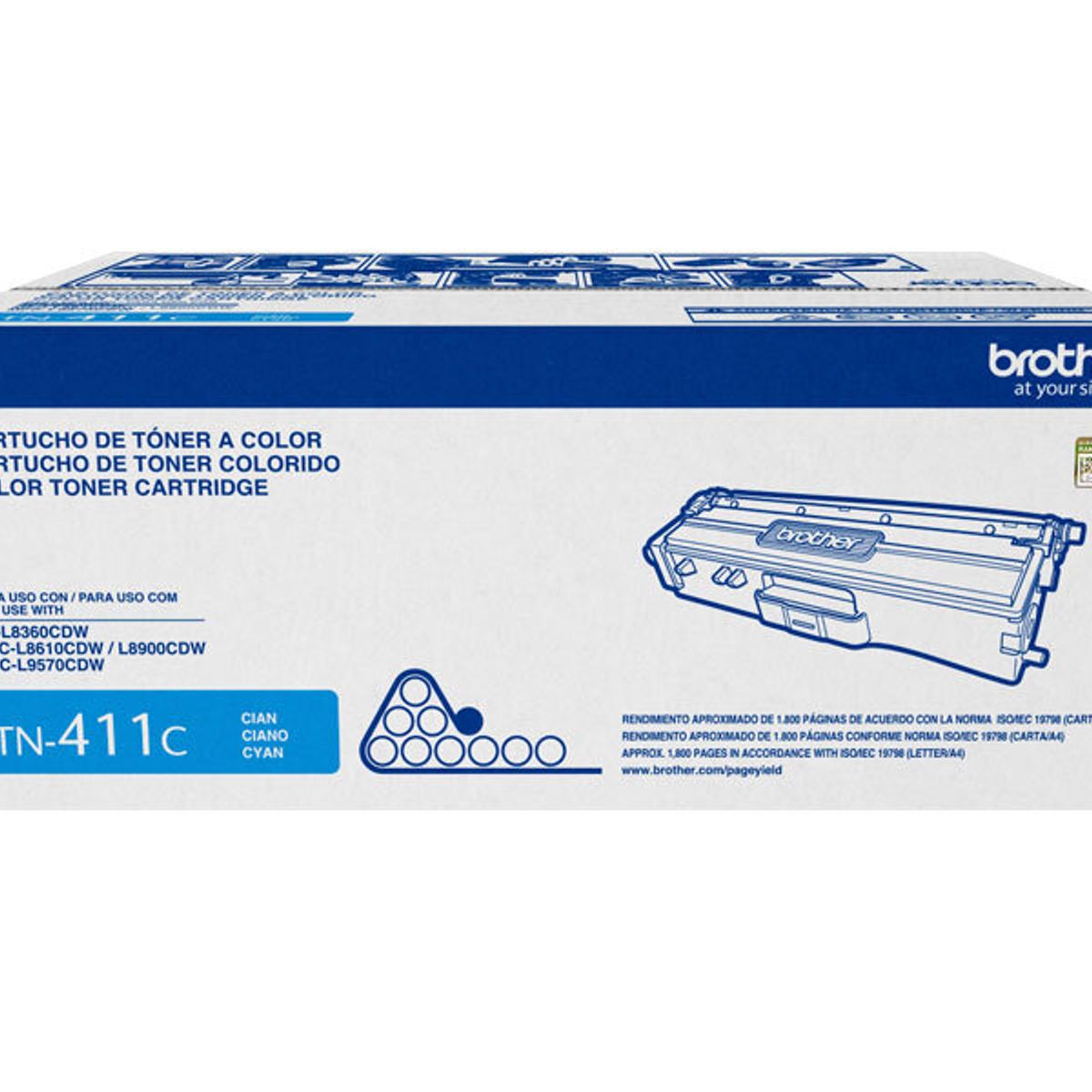 BROTHER - TONER BROTHER TN-411C 18K PAG PMFCL8900CDW