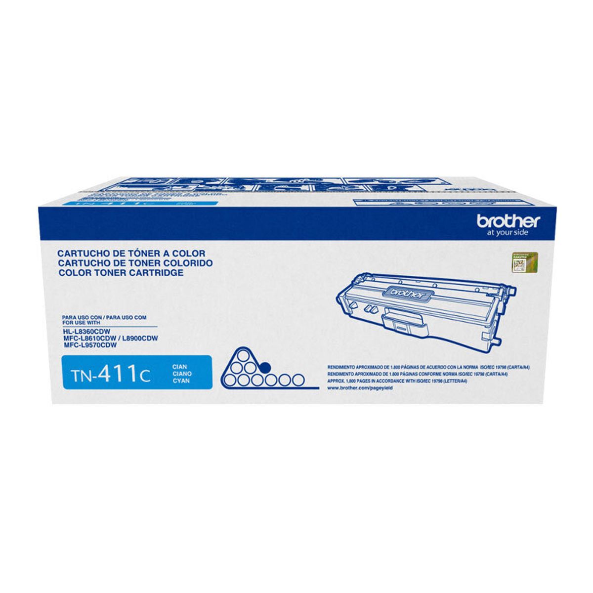 BROTHER - TONER BROTHER TN-411C 18K PAG PMFCL8900CDW