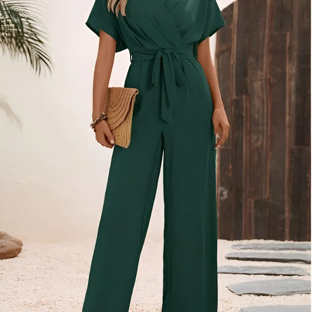 GENERICO - Enterizo pantalón en verde