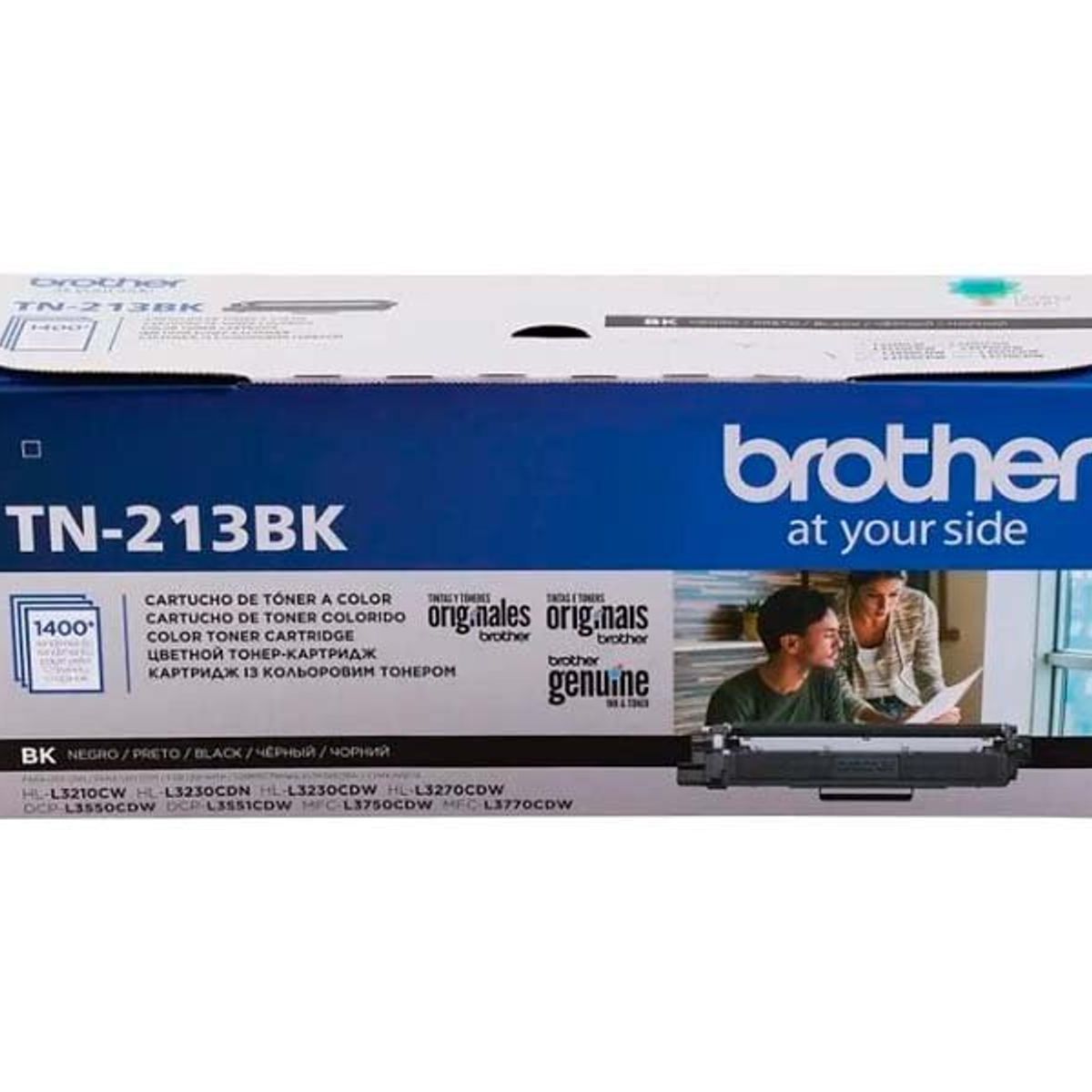 BROTHER - TÓNER BROTHER TN-213BK NEGRO 1400 PÁGINAS. P/ HL3270 /L5551 / L3750