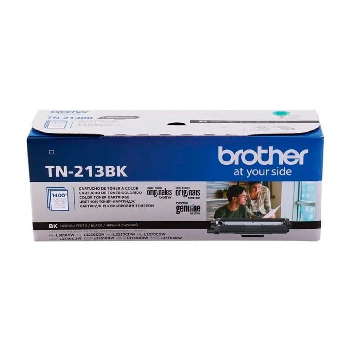 BROTHER - TÓNER BROTHER TN-213BK NEGRO 1400 PÁGINAS. P/ HL3270 /L5551 / L3750