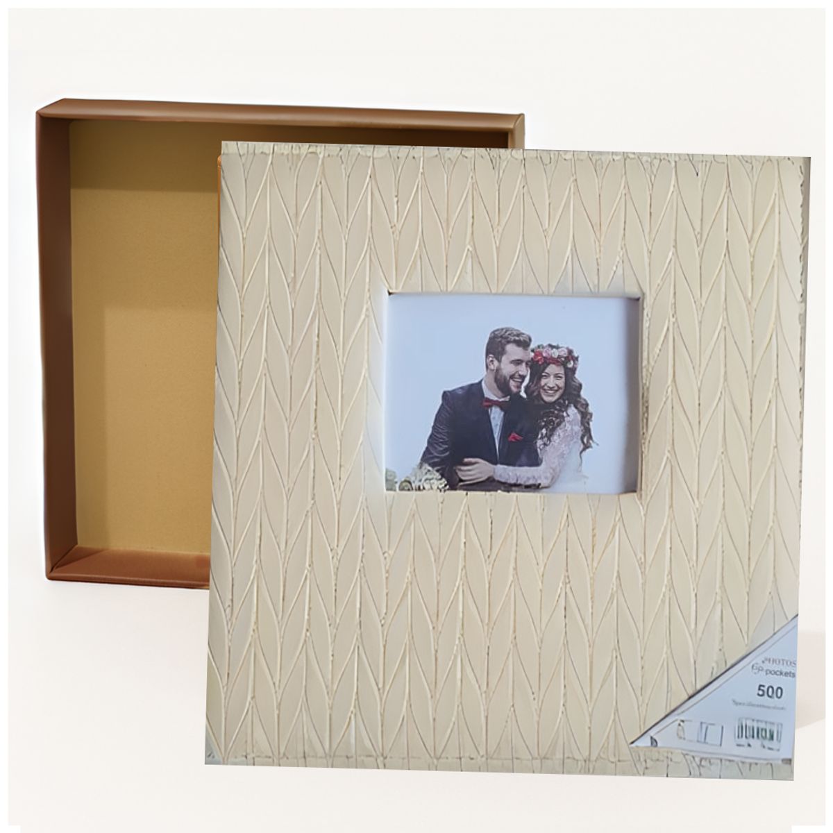 INSPIRA MARKET - Album de Bodas fotos 500 fotografías Recuerdos Cuero PU