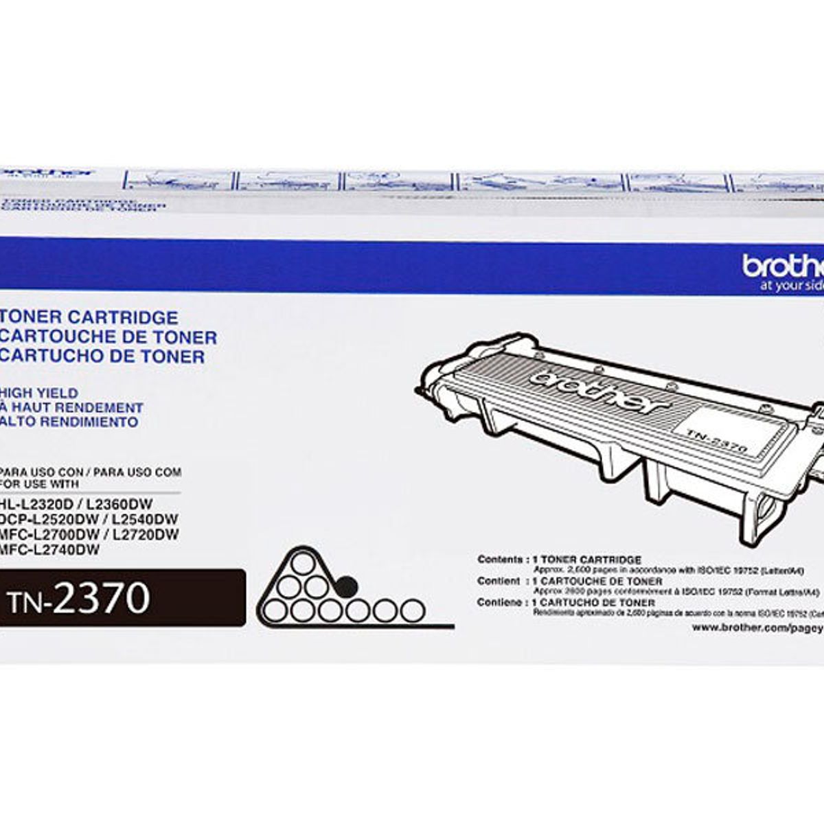 Brother - TONER BROTHER TN-2370 P2360DW L2540  L2740  ML2320DN