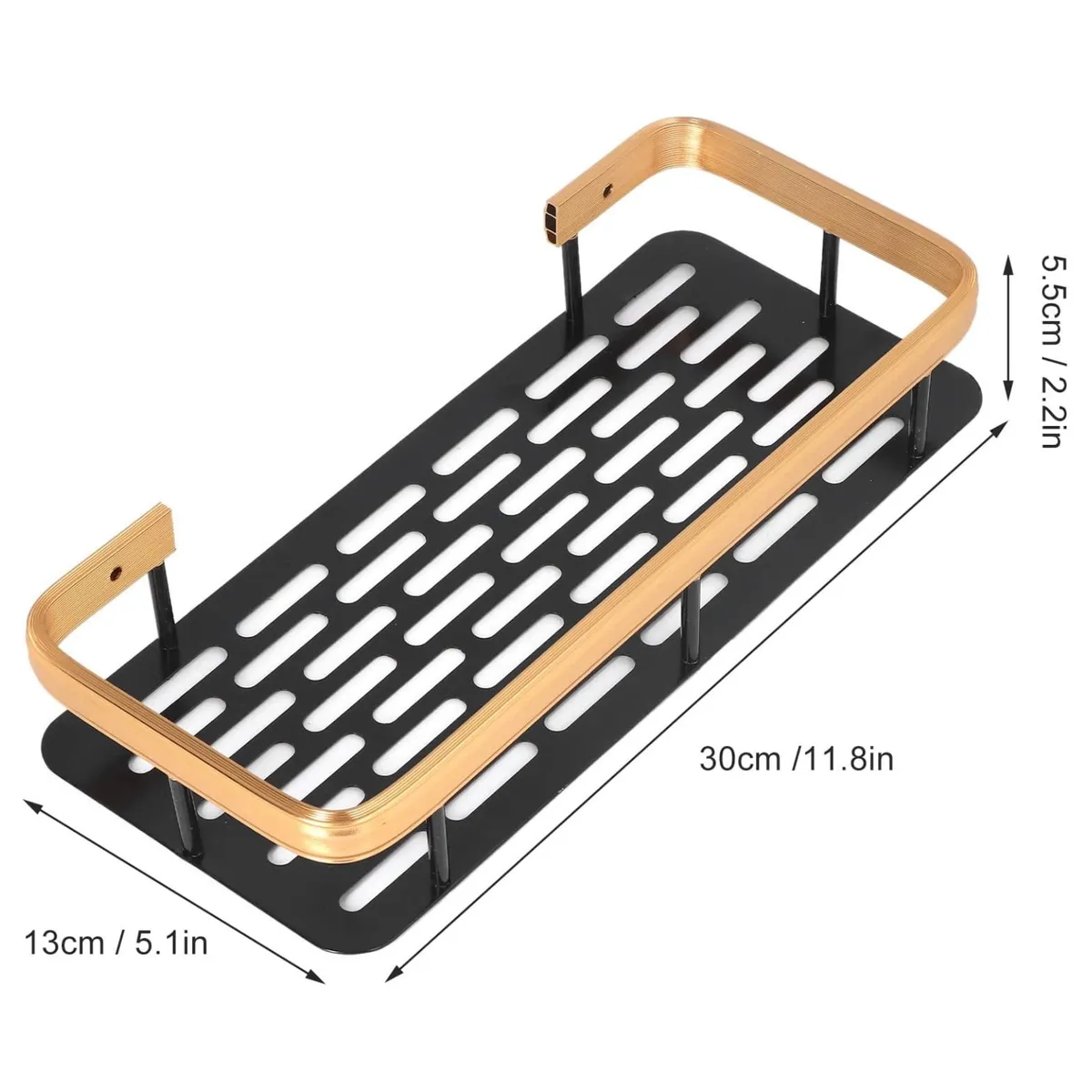 GENERICO - Estante Esquinero Rectangular Colgante para Ducha Baño y Cocina