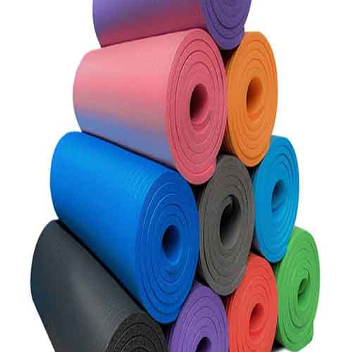 GENERICO - mat yoga NBR 15mm alta densidad + correa