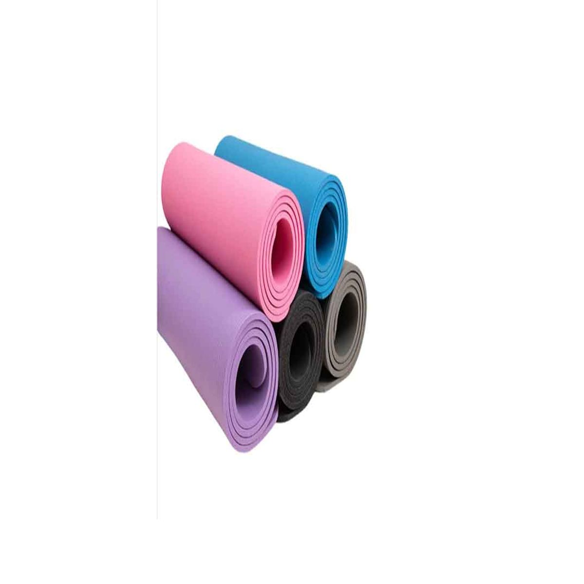 GENERICO - colchoneta de ejercicios  pilates yoga NBR 15mm alta densidad + correa