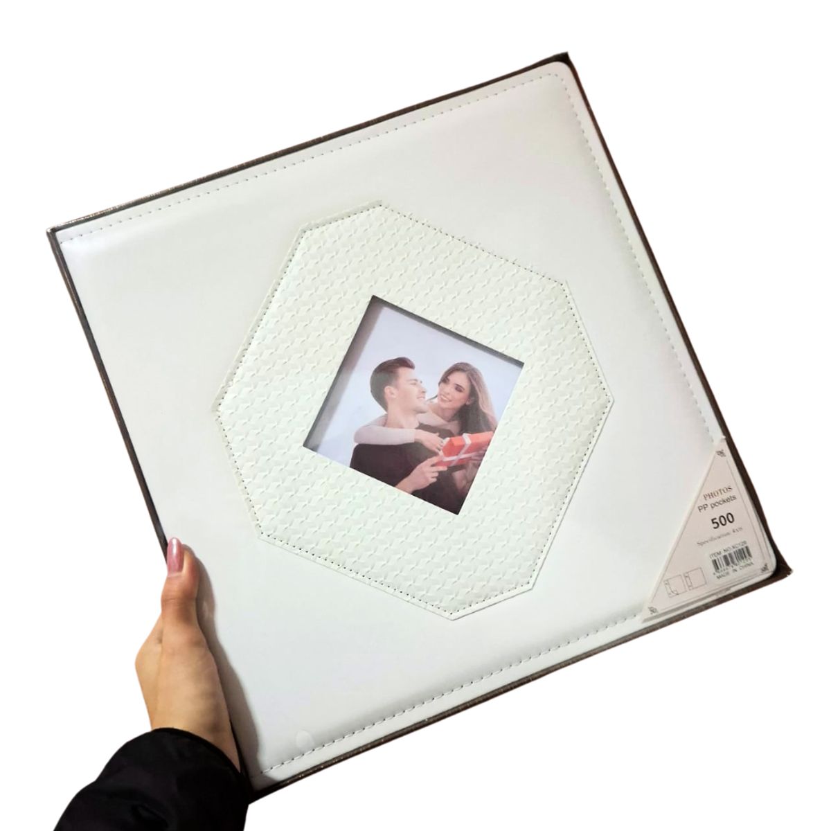 INSPIRA MARKET - Album de fotos 500 fotografías Recuerdos Cuero PU