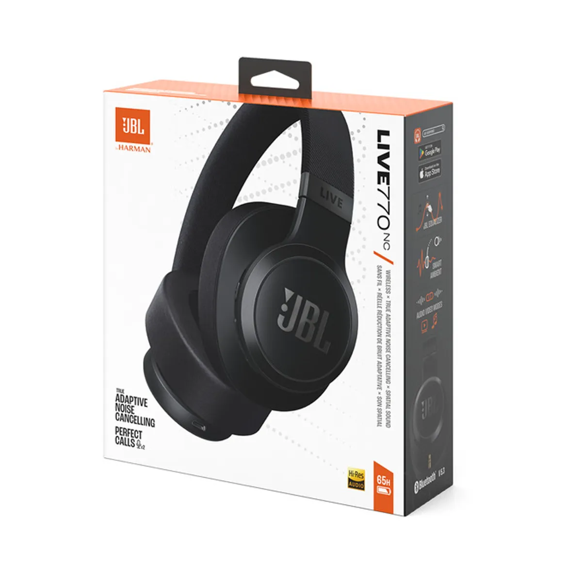 JBL - AUDIFONOS BLUETOOTH JBL LIVE 770NC V53 NEGRO