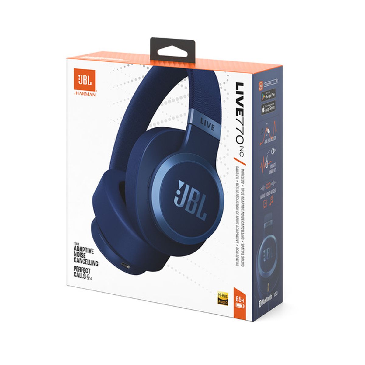 JBL - AUDIFONOS BLUETOOTH JBL LIVE 770NC V53 AZUL