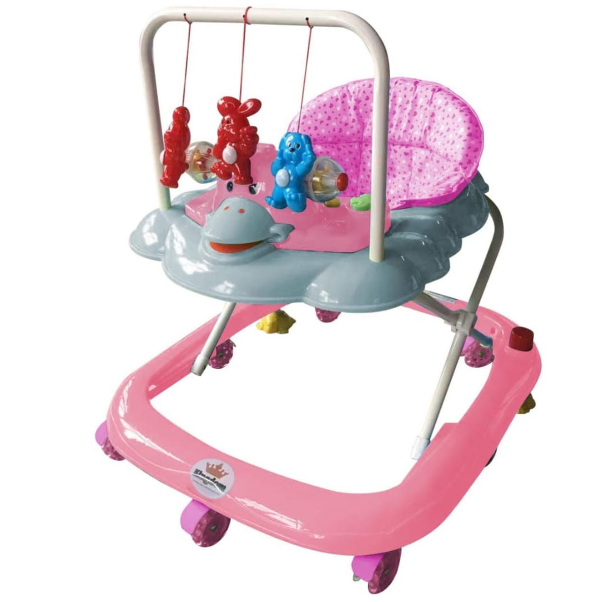 KINGDOM - ANDADOR PATO ROSADO MUSICAL INTERACTIVO